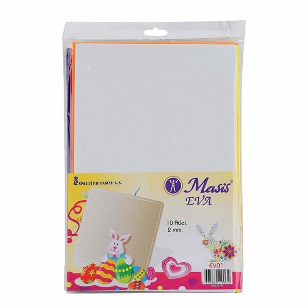 Masis EV01Y A4 10 lu Yapışkanlı Eva