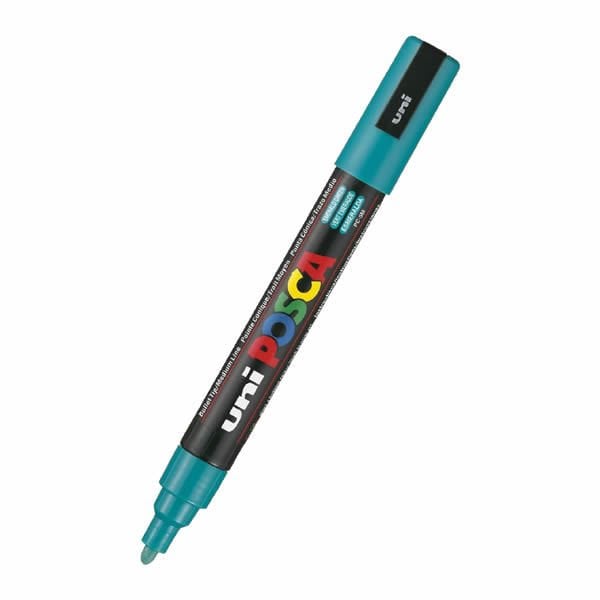 Uni-Ball PC-5M Posca 1.8-2.5 Zümrüt Yeşili Su Bazlı Poster Markörü