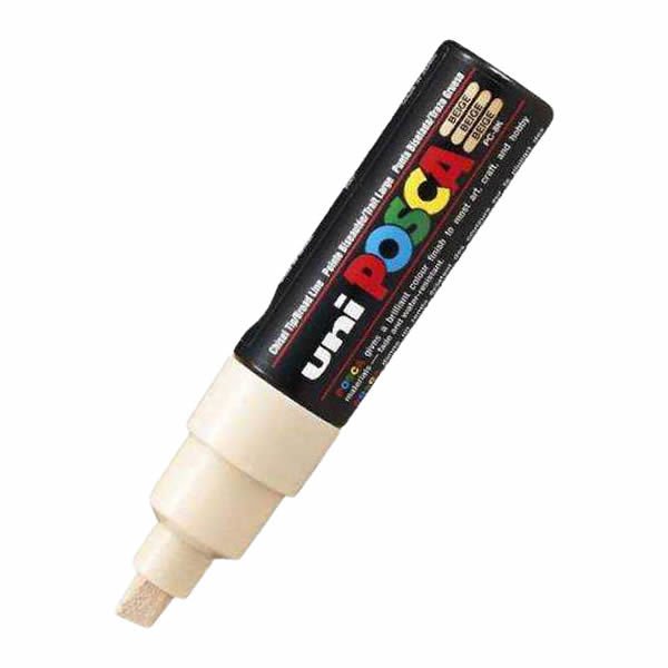 Uni-Ball PC-8K Posca 8.0 Fildişi Su Bazlı Poster Markörü