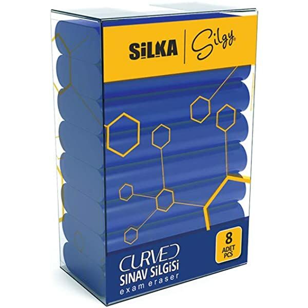 SİLKA ART 53 CURVED 8 Lİ SINAV SİLGİSİ