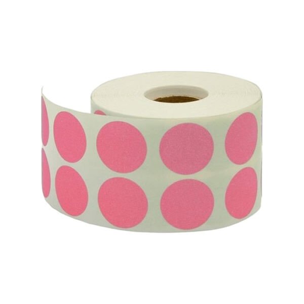 Tanex 20 mm 2500 lü Pembe Nokta Etiketi