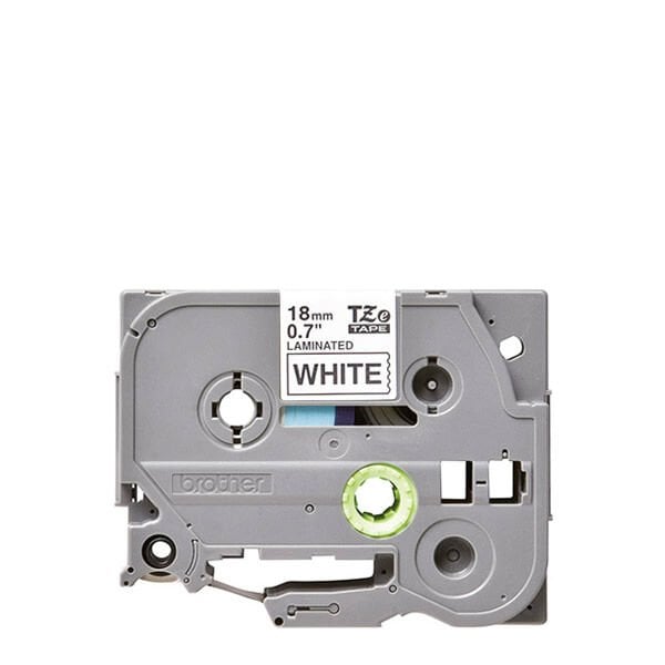 Brother 18Tze241 18 Mm Beyaz Üzerıne Siyah Etiket