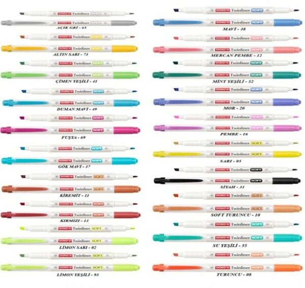 Dong-a 231641 No:41 Twinliner Soluk Yeşil Soft Fosforlu Kalem