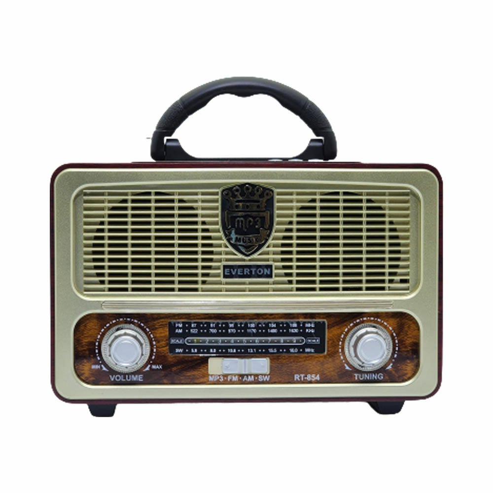 EVERTON RT-854 BLUETOOTH-USB-SD-FM KUMANDALI NOSTALJİK RADYO