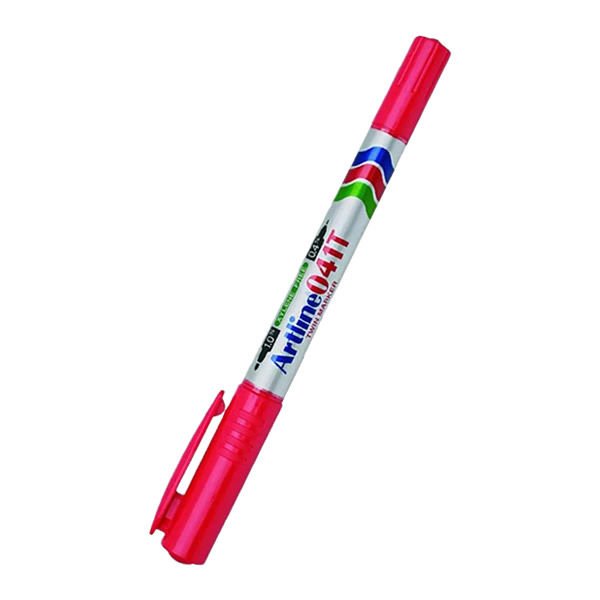 Artline 041T Twin Kırmızı Markör Kalem