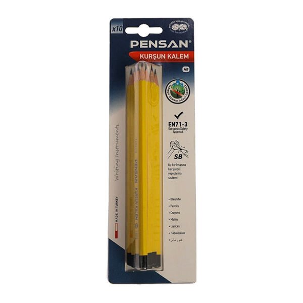 Pensan 10 lu Blister Kurşun Kalem