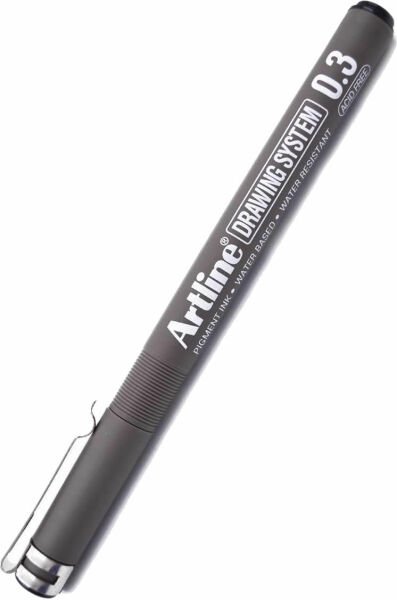 Artline 0,3 mm Mavi Çizim Kalemi