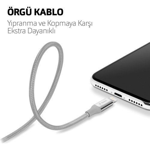 TTEC 2DK16K ALUMİCABLE KIRMIZI İPHONE ŞARJ KABLOSU