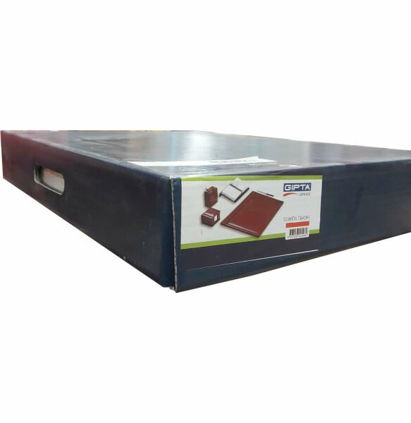 Gıpta 7242 Laron 8 Parça Beyaz-Füme Ahşap Sümen Takımı