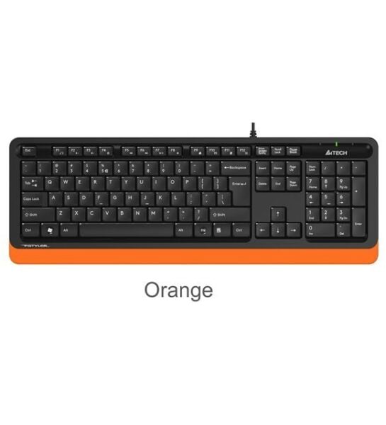 A4 Tech FK10 Q Usb Fstyler Turuncu Tr Fn-Mmedya Klavye