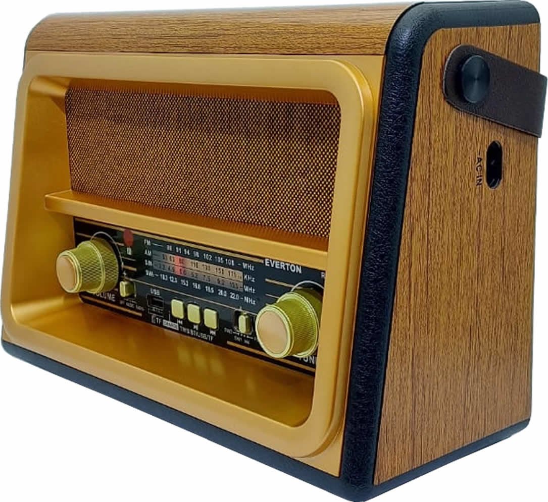 EVERTON RT-827 BLUETOOTH-USB-SD-FM KUMANDALI NOSTALJİK RADYO