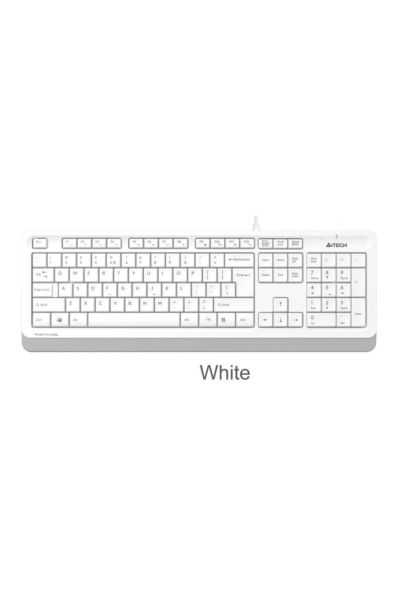A4 Tech FK10 Q Usb Fstyler Beyaz Tr Fn-Mmedya Klavye