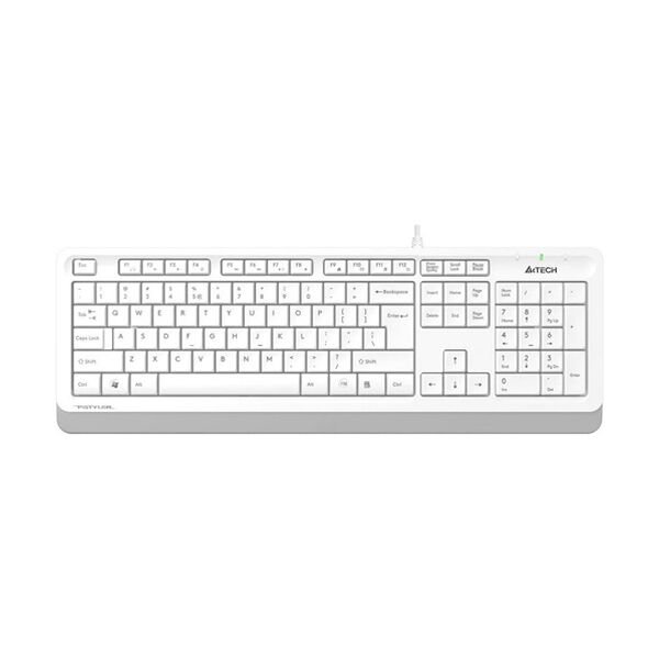 A4 Tech FK10 Q Usb Fstyler Beyaz Tr Fn-Mmedya Klavye