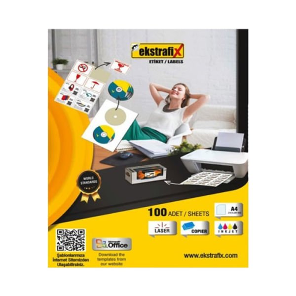 Ekstrafix Dl-010 80x120 mm Dekoratif Etiket