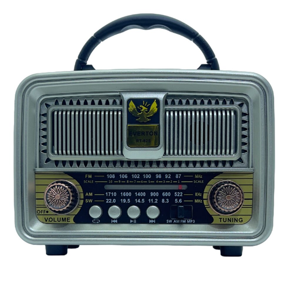 EVERTON RT-825 BLUETOOTH-USB-SD-FM GÜNEŞ ENERJİLİ NOSTALJİK RADYO