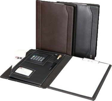 2K 532-S A4 Siyah Suni Deri Hesap Makinalı Sekreterlik