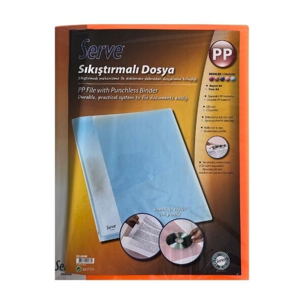 Serve SV6940 Sıkıştırmalı Dosya Turuncu