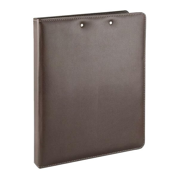 2K 509K Kahve Suni Deri 4 Halkalı Sekreterlik