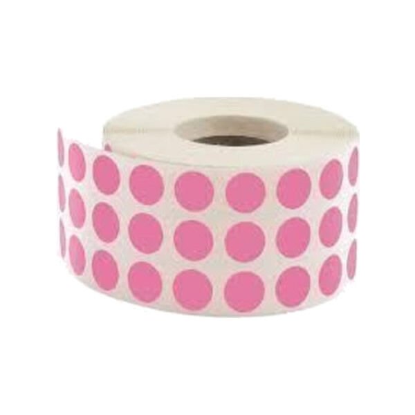 Tanex 10 mm 5000 li Pembe Nokta Etiket
