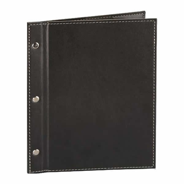 2K 4044-S 18X23 Suni Deri Vidalı Menü Kabı