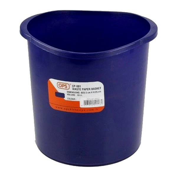 Ops 801M Mavi Plastik Çöp Kovası