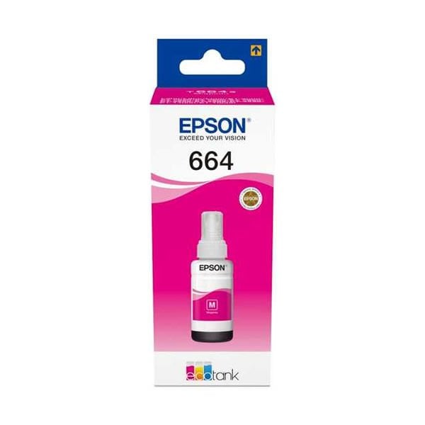 Epson T66434A Kırmızı Kartuş Mürekkebi