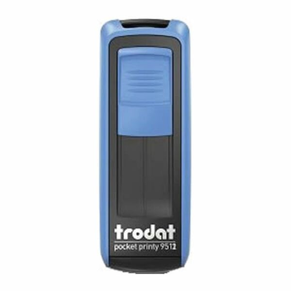 Trodat 9512 47x18 mm Mavi Gövde Küçük Cep Kaşesi Boş Kaşe