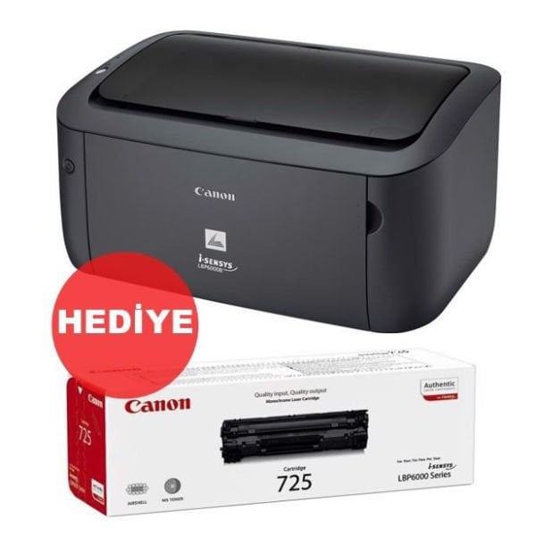Canon LBP6030BK 2 Adet Toner Hediyeli Yazıcı