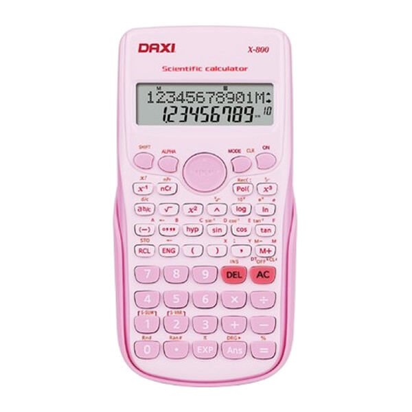 Daxi X-800 Pembe 240 Fonksiyonlu Bilimsel Hesap Makinesi
