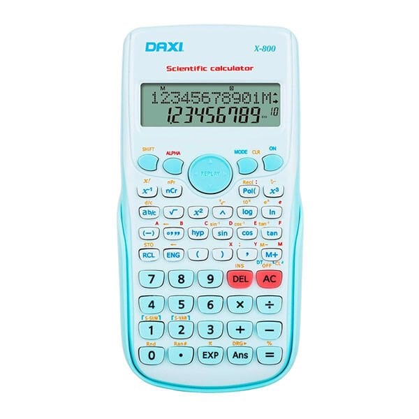 Daxi X-800 Mavi 240 Fonksiyonlu Bilimsel Hesap Makinesi