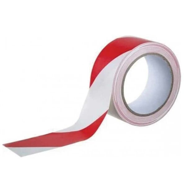 Ofisostim 50X30mt Kırmızı-Beyaz Yer İşaretleme Bandı