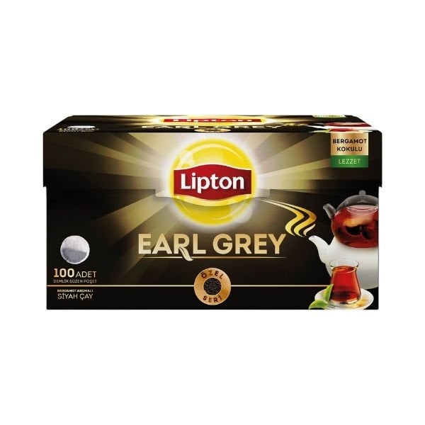 Lipton Earl Grey 100 lü Paket Demlik Poşet Çay