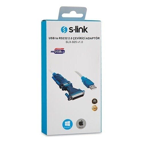 S-Link SLX-925 USB 2.0 To RS232 Dönüştürücü Adaptör