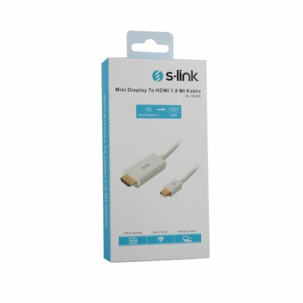 S-LİNK SL-MD95 DİSPLAY PORT ERKEK TO ERKEK HDMI DÖNÜŞTÜRÜCÜ