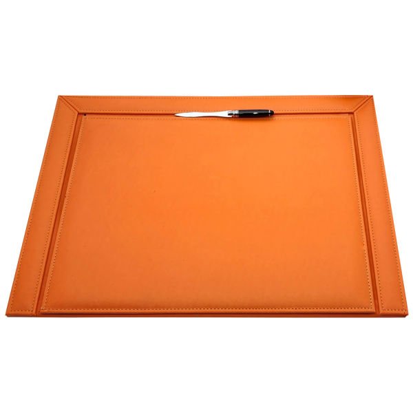 Gülpaş 281 Lüks 9 Parça Çerçeveli Turuncu Sümen Takımı