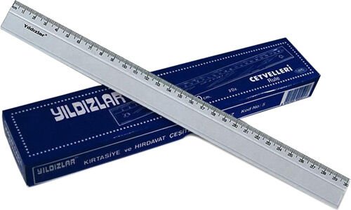 YILDIZLAR 5 30 CM PLASTİK CETVEL