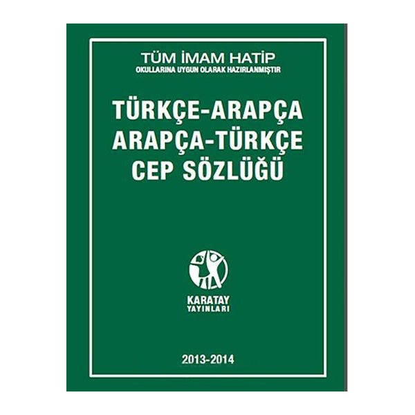Karatay Yayınları Türkçe/ Arapça & Arapça/Türkçe Cep Sözlüğü