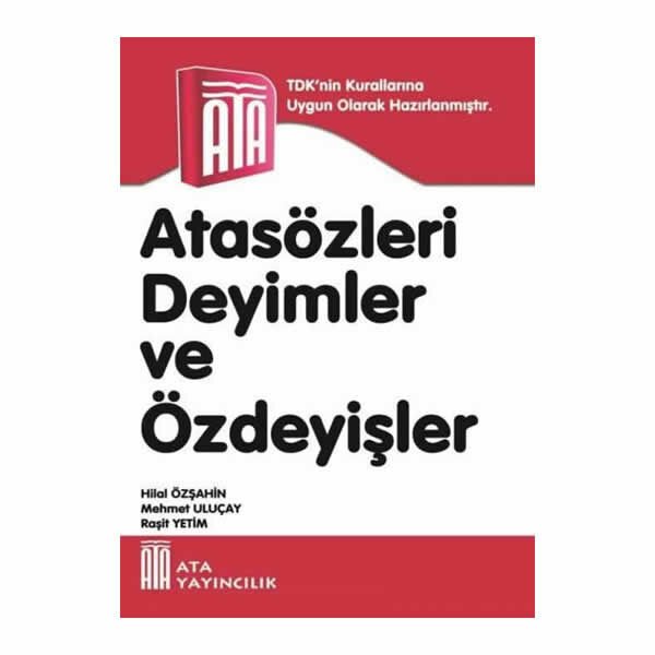 Ata Yayınları Sert Kapak Atasözleri Deyimler Ve Özdeyişler Sözlüğü