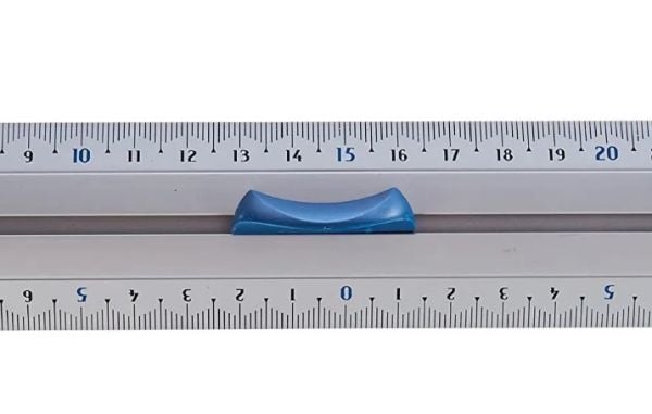 Maped 120120 20 cm Çift Desimetre Alüminyum Cetvel