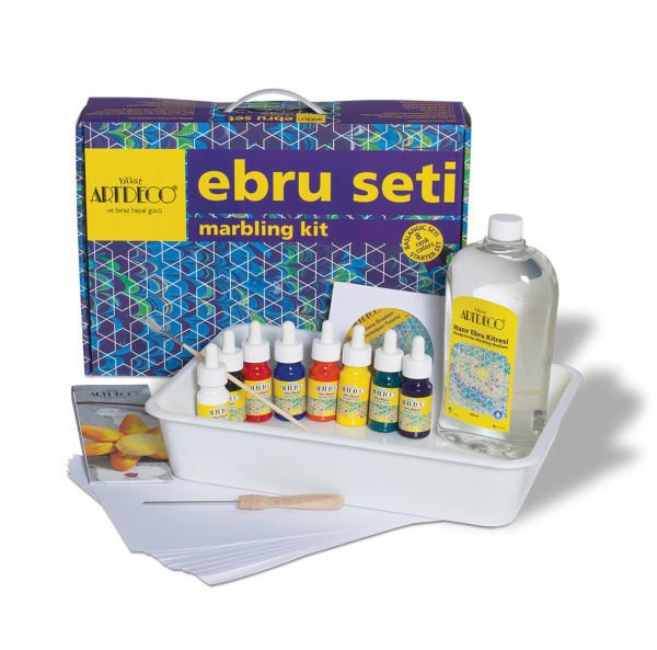 Artdeco 16-ES8 8 Renk Ebru Başlangıç Seti