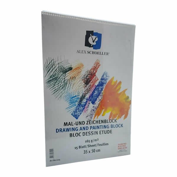 Alex Schoeller ALX-024 35x50 cm 15 Yaprak 165 gr Resim Defteri