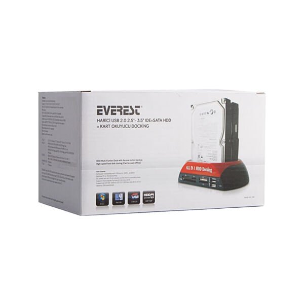 Everest Hdc-385 Usb 2.0 2.5'' 3.5'' Ide/Sata Harddisk Kutusu