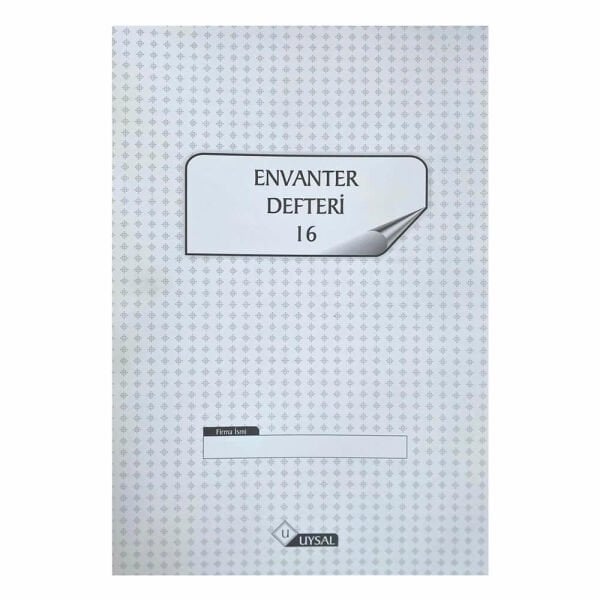 Uysal 20x28 16 Yaprak Numaralı Envanter Defteri