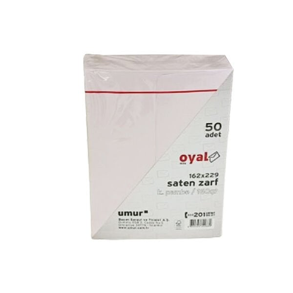 Oyal 162x229 160gr 50li Koyu Pembe Saten Zarf