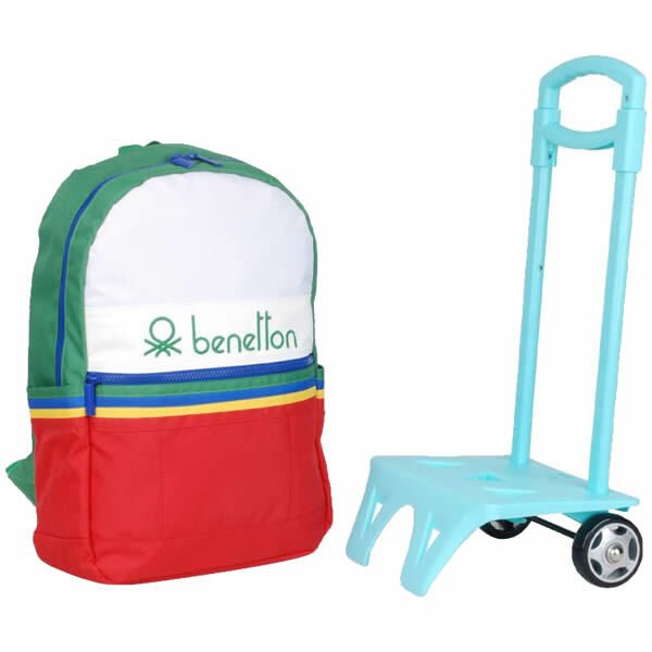 Benetton 70033 İki Bölmeli Tekerlekli Sırt Çantası