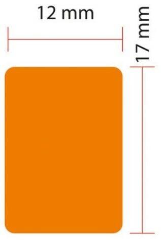 Tanex OFC-106 5 li Floresan Turuncu Ofis Etiketi