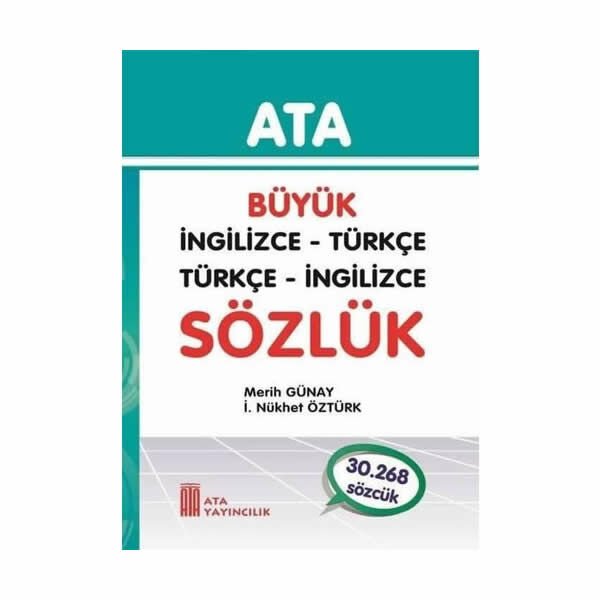 ATA YAYINLARI SET KAPAKLI BÜYÜK TÜRKÇE-İNGİLİZCE SÖZLÜK