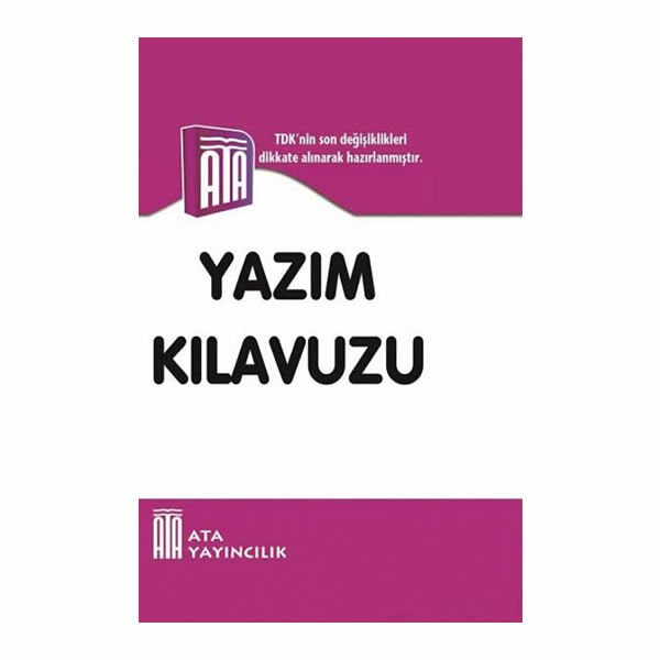Ata Yayınları Sert Kapaklı Yazım Klavuzu