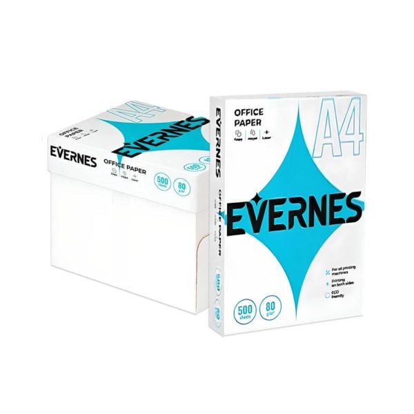 Evernes A4 500 lü 5 Paket 80 Gr Fotokopi Kağıdı