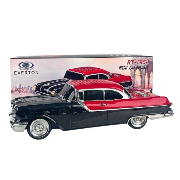 EVERTON RT-1954 Siyah Arabalı Bluetooth Fm/Usb/Tf/Aux Şarjlı Nostaljik Radyo